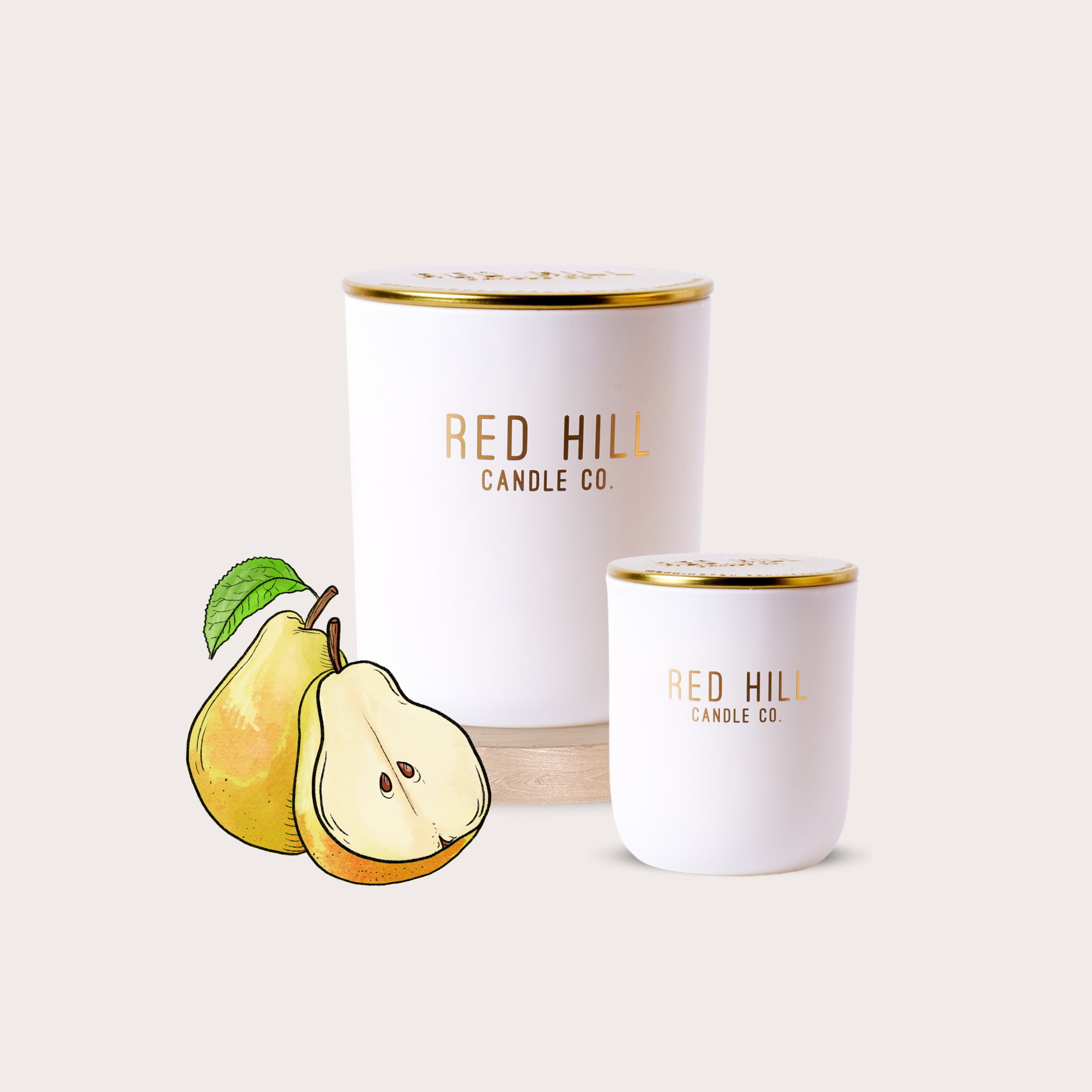 French Pear Soy Candle: Small