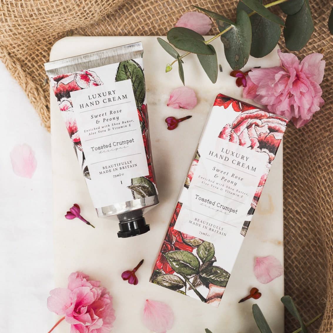 Sweet Rose & Peony Luxury Hand Cream (Full Bloom Collection)