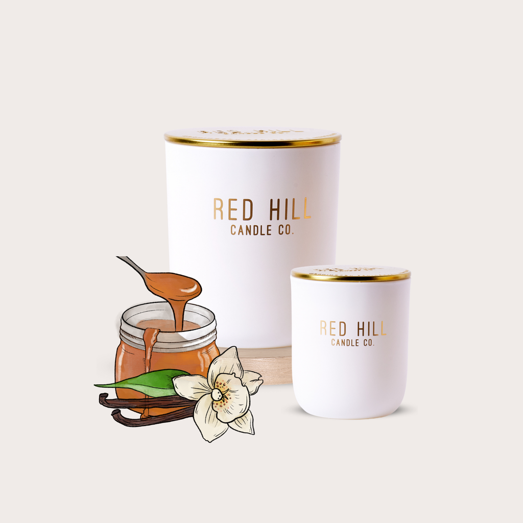 Vanilla Caramel Soy Candle: Large