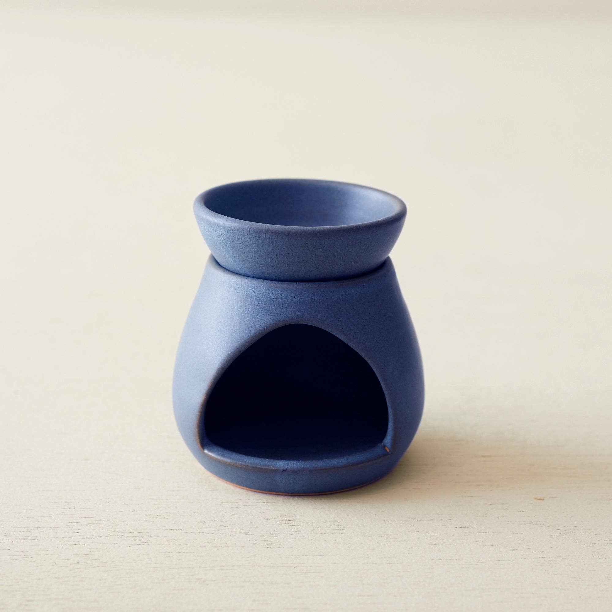 SUNU Stoneware Essential Oil Burner: Ocean Blue