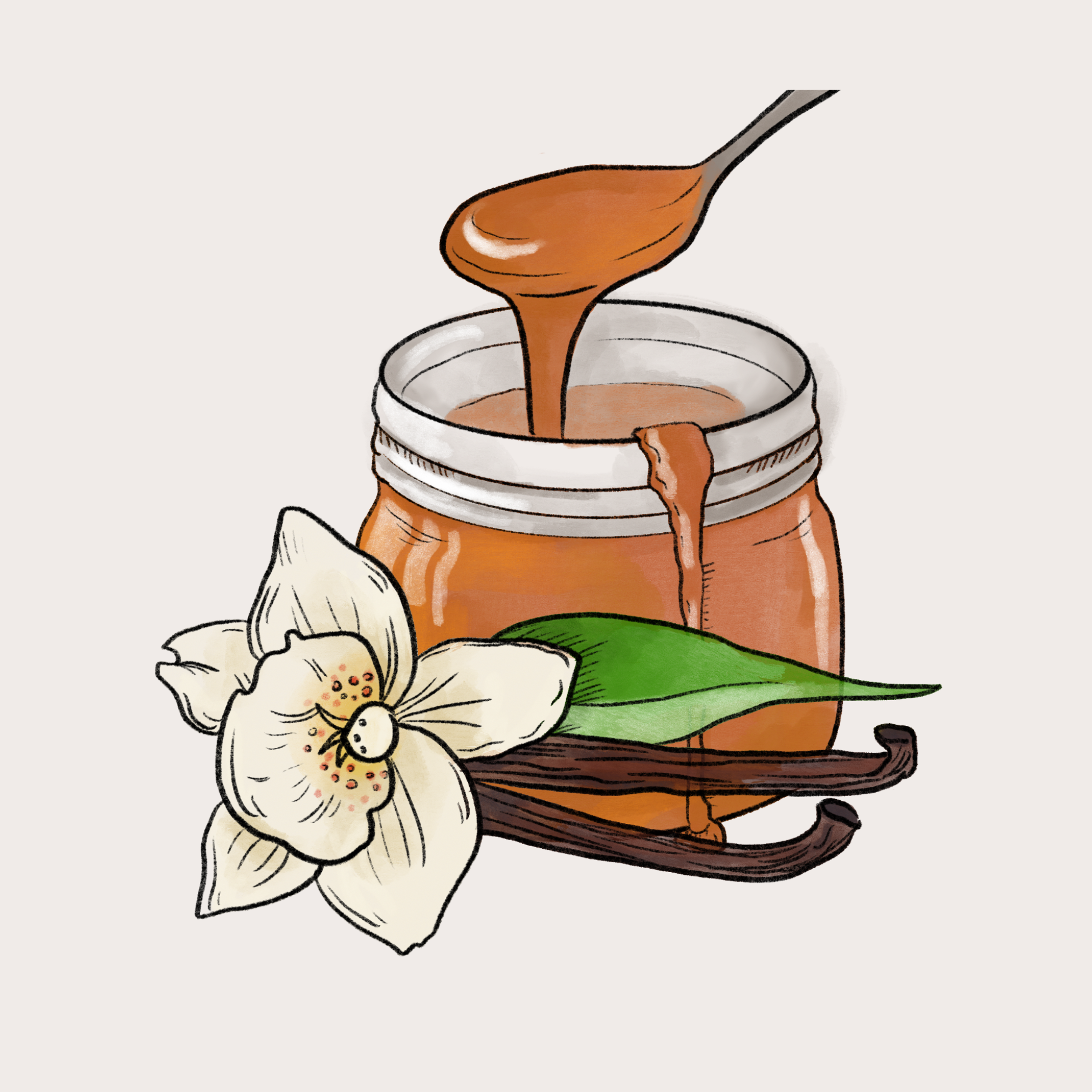 Vanilla Caramel Soy Candle: Small