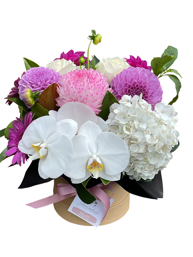 Floral Fantasy - Hat Box NOT AVAILABLE FOR MOTHERS DAY WEEK